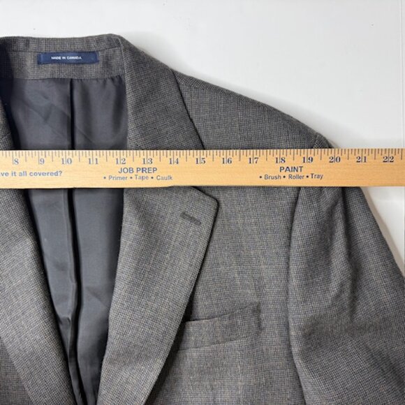 Ralph Lauren Men’s Blazer 44R Gray Wool Cashmere Sport Coat Jacket 2-Button RRL - Picture 10 of 13